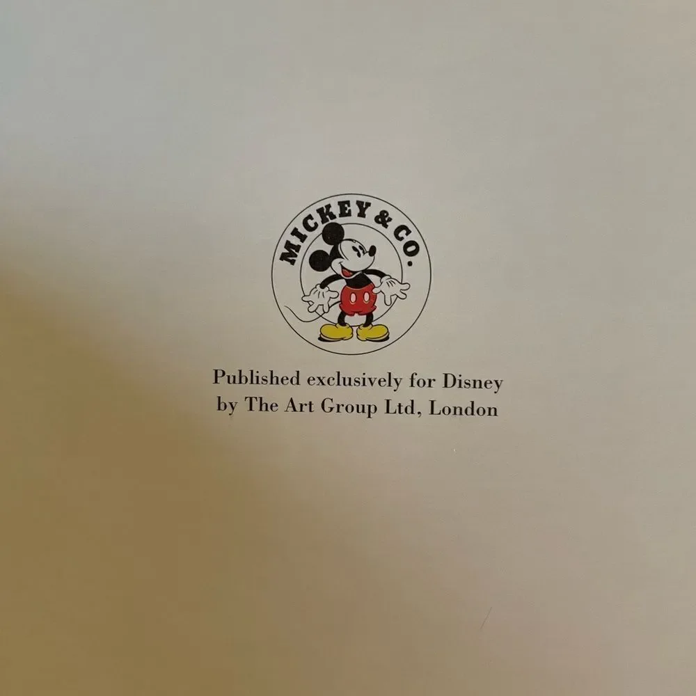 The Art Group Mickey & Co Vintage Foldable Disney Mickey Pluto Minnie Cards